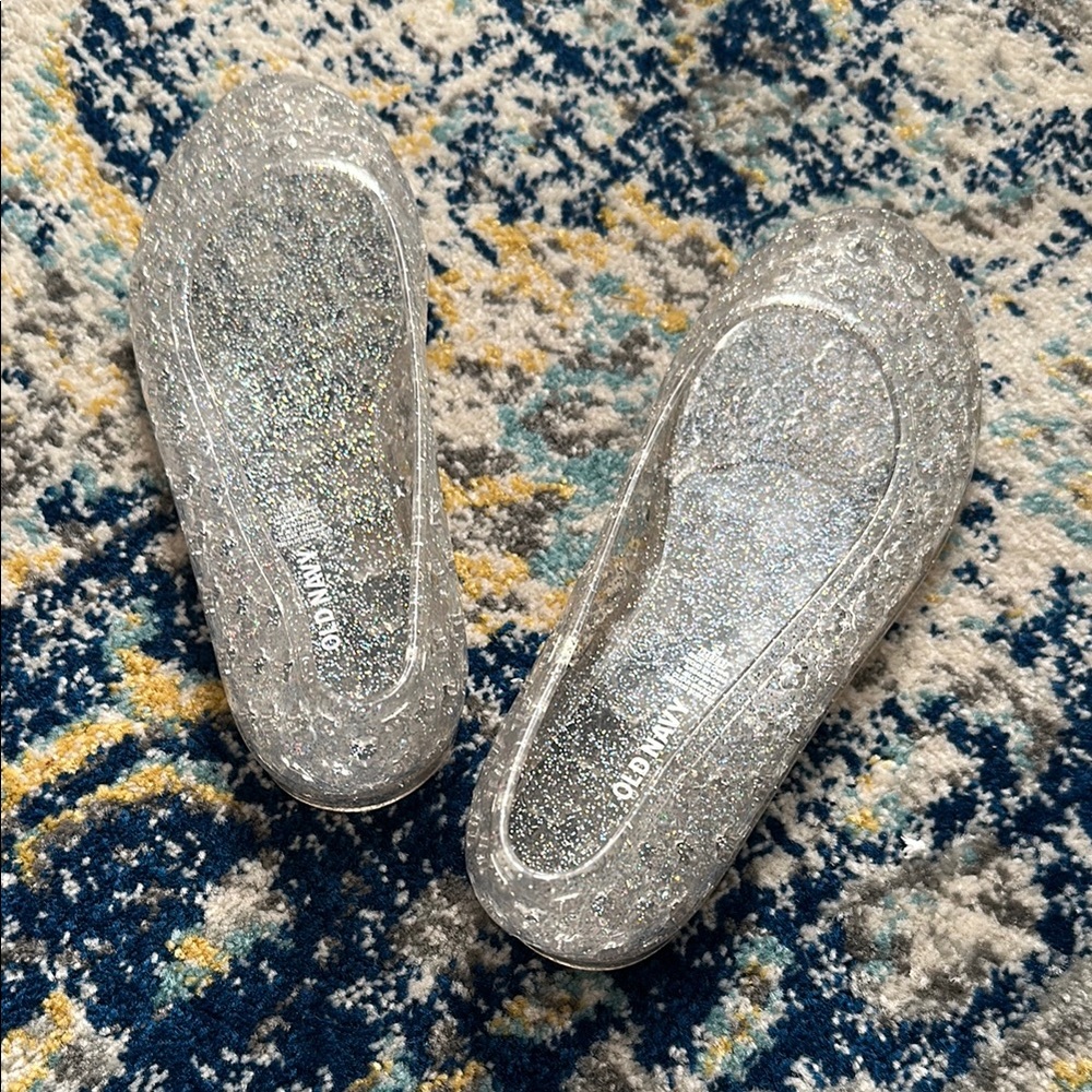 Old Navy Women's Glitter Flats - Silver